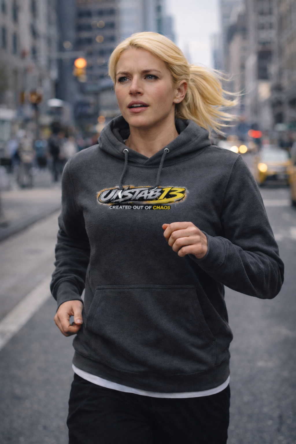 Ladies Unstab13 Hoodie Centre Crest Logo