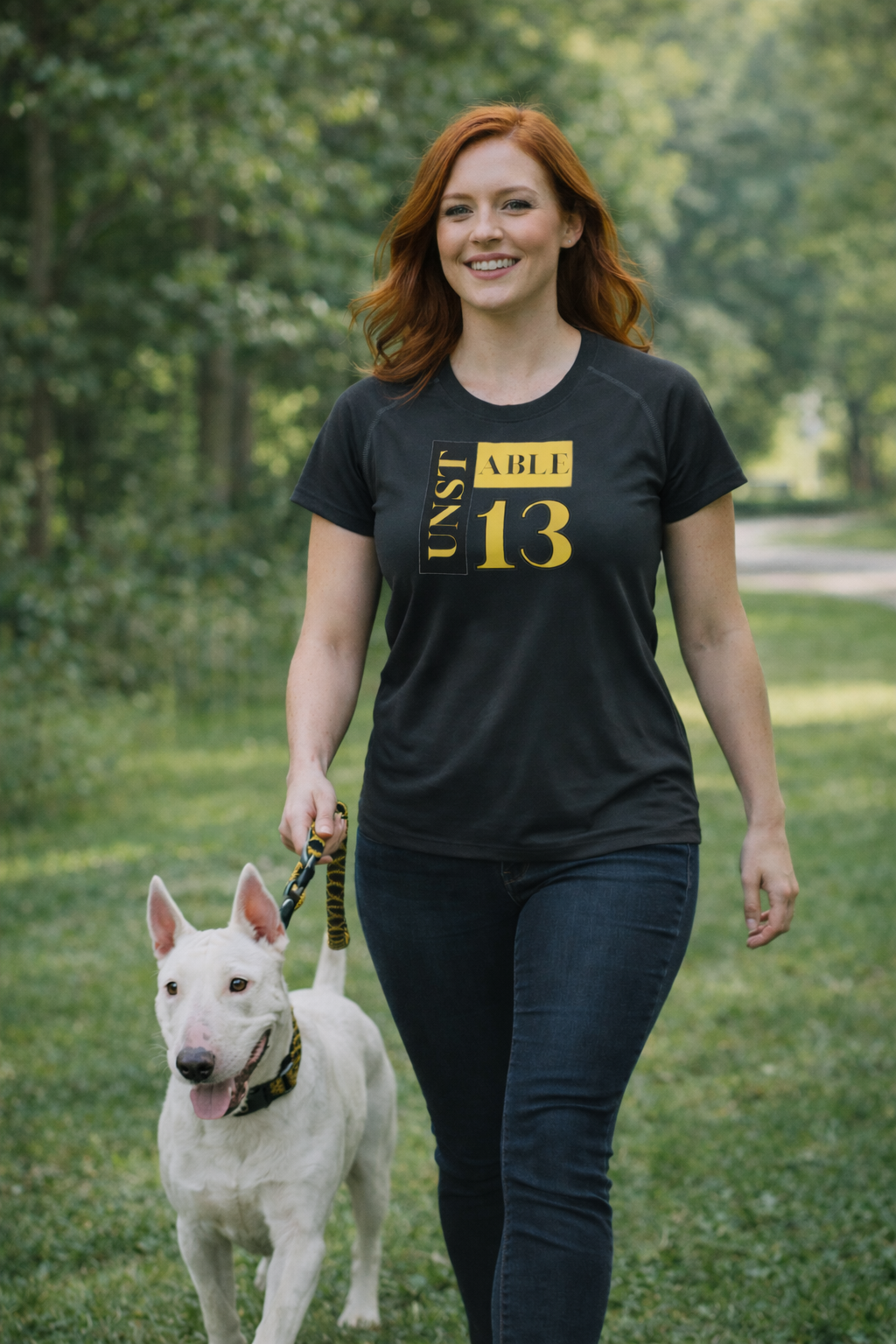 Ladies TriDri® Panelled Tech Tee Square Unstable 13 Centre Logo