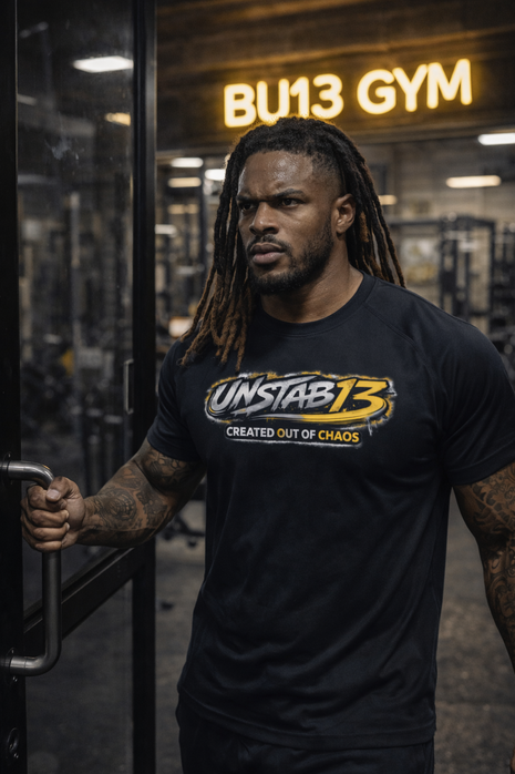 Mens TriDri® Panelled Tech Tee Unstab13 Crest Centre Logo