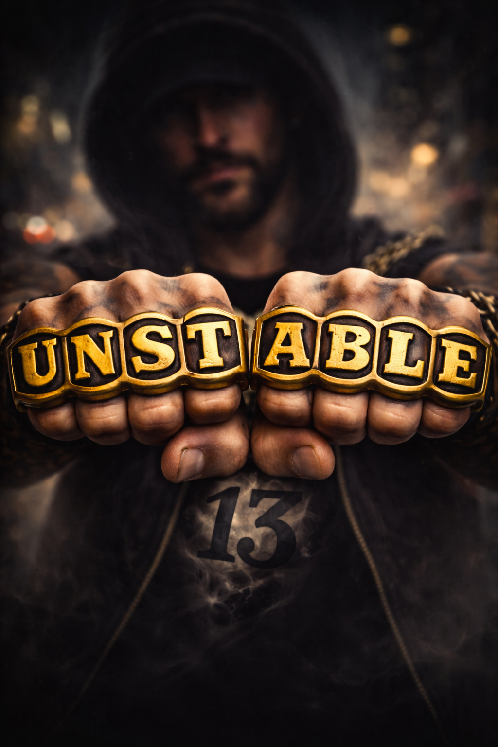 Mens Premium Collection Unstable 13 Duster Hoodie